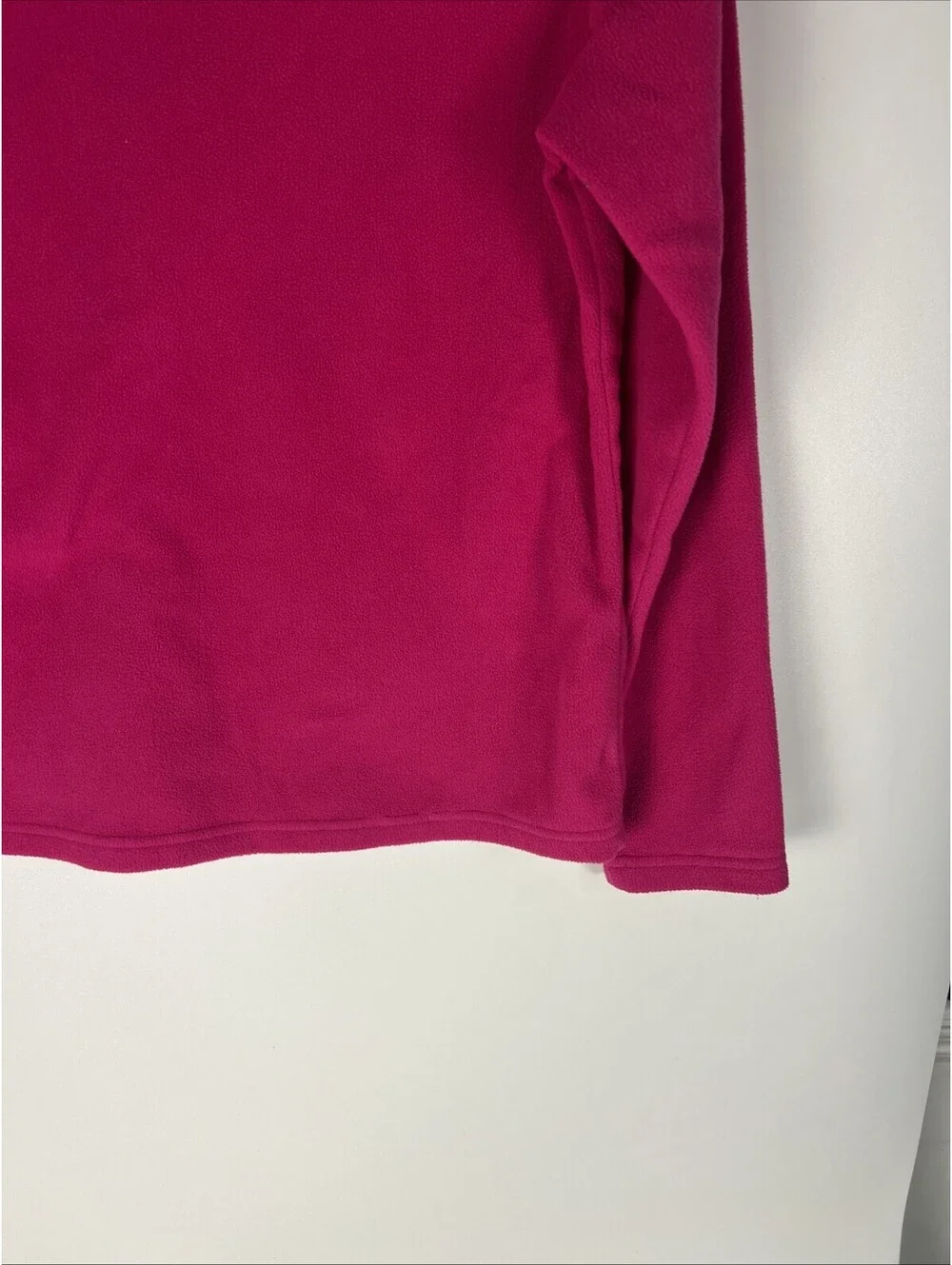 Northface Girls/Youth Pink Fleece 3/4 Zip Pullover Jacket Size Large 14-16